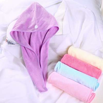 Ultra Absorbent Polyester Super Fast Drying Hair Cap Turban Wrap Microfiber Towel